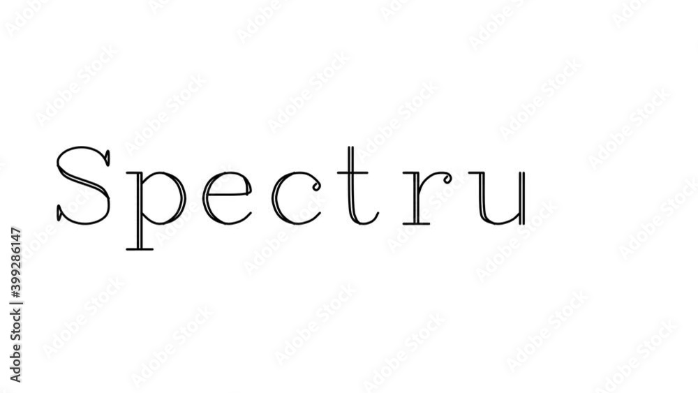 Spectrum Animated Handwriting Text in Serif Fonts and Weights Spectrum Animated Handwriting Text in Serif Fonts and Weights
