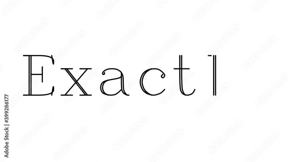 Exactly Animated Handwriting Text in Serif Fonts and Weights Exactly Animated Handwriting Text in Serif Fonts and Weights