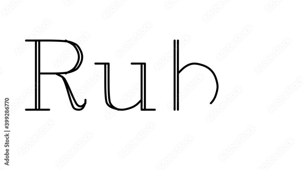 Ruby Animated Handwriting Text in Serif Fonts and Weights Ruby Animated Handwriting Text in Serif Fonts and Weights