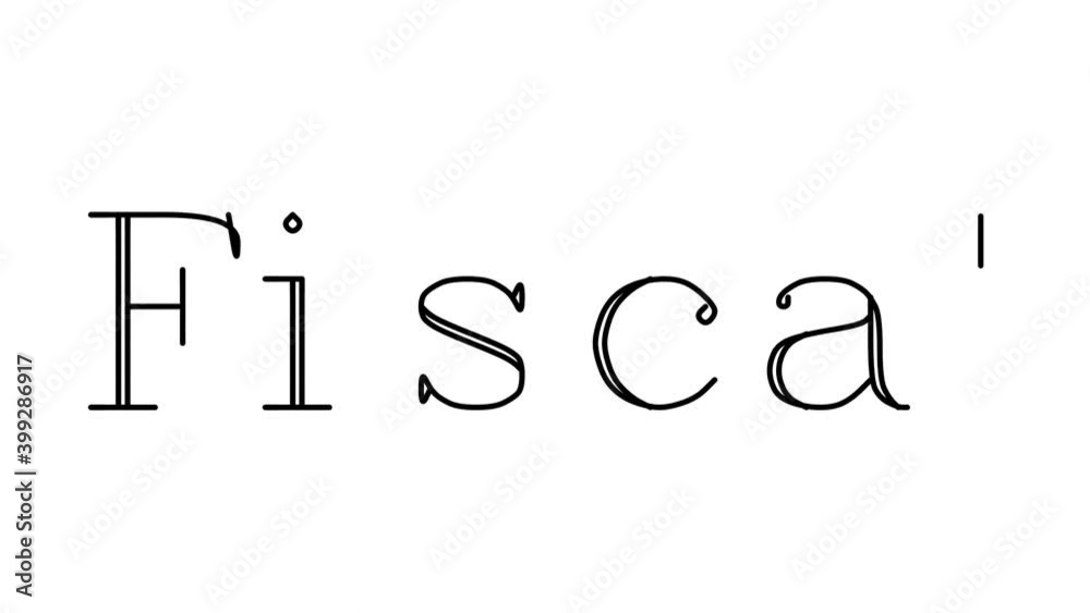 Fiscal Animated Handwriting Text in Serif Fonts and Weights Fiscal Animated Handwriting Text in Serif Fonts and Weights