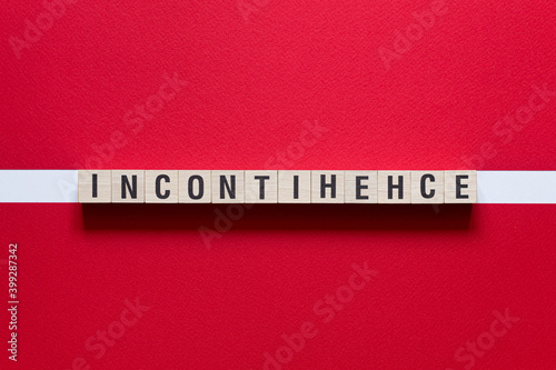 Incontihence word concept on cubes