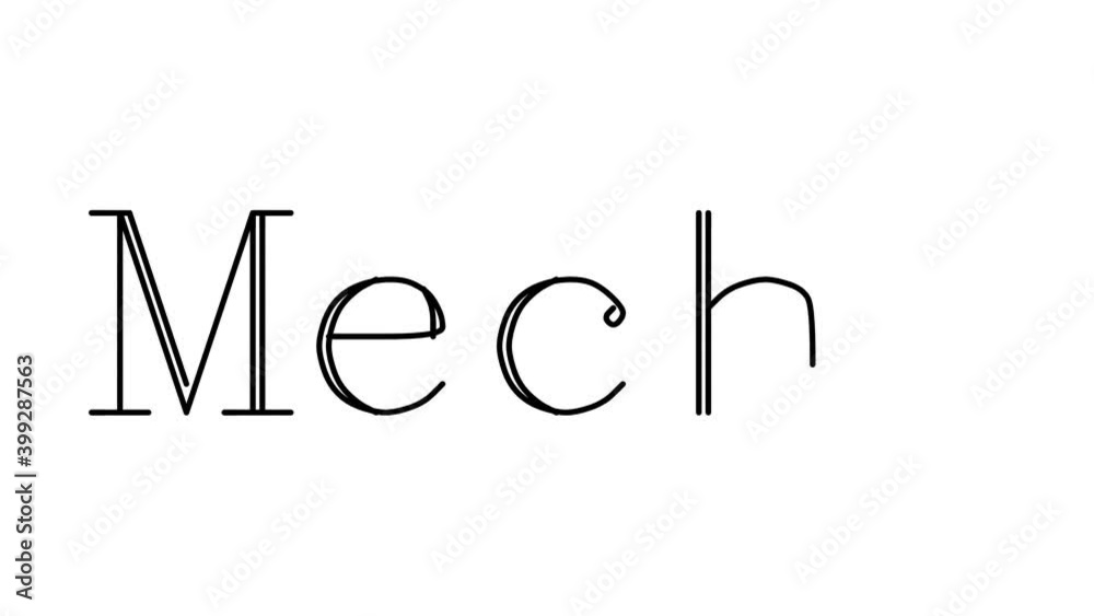 Mecha Animated Handwriting Text in Serif Fonts and Weights Mecha Animated Handwriting Text in Serif Fonts and Weights