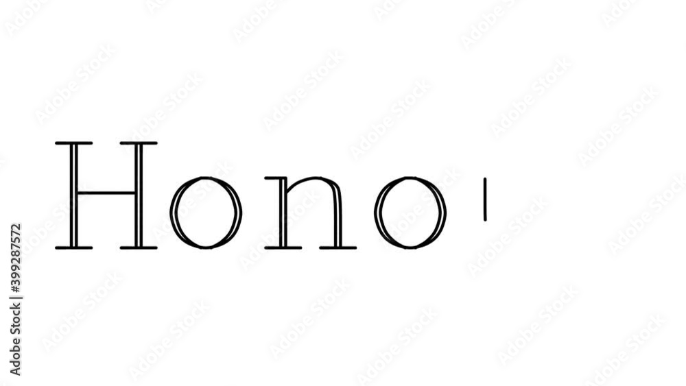 Honour Animated Handwriting Text in Serif Fonts and Weights Honour Animated Handwriting Text in Serif Fonts and Weights