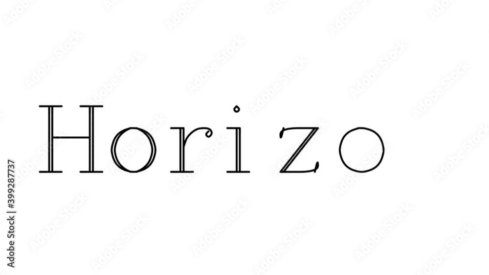 Horizon Animated Handwriting Text in Serif Fonts and Weights Horizon Animated Handwriting Text in Serif Fonts and Weights