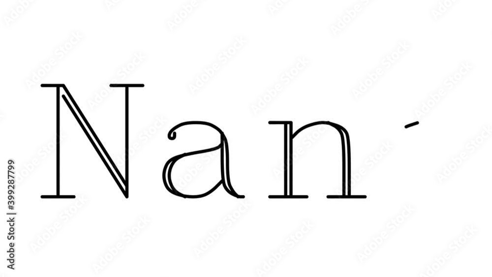 Nano Animated Handwriting Text in Serif Fonts and Weights