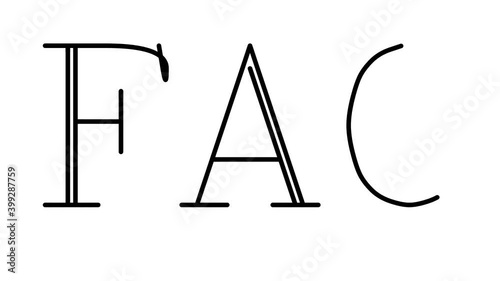 FAQ Animated Handwriting Text in Serif Fonts and Weights