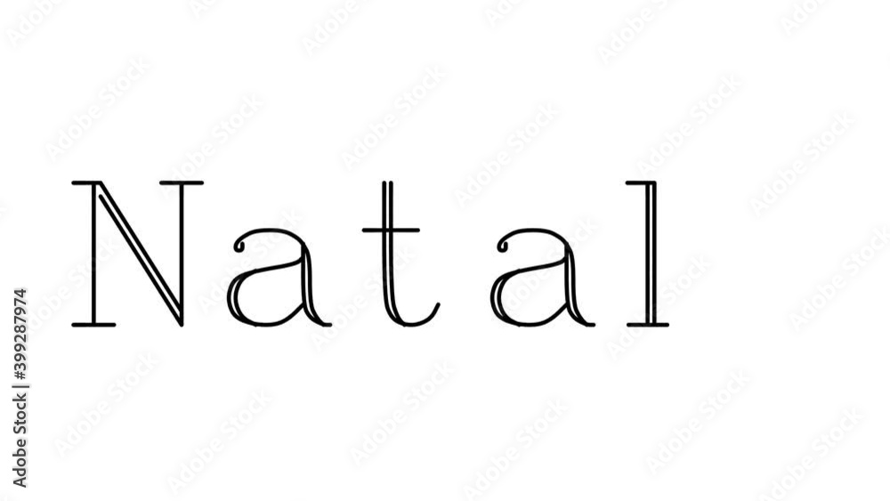 Natale Animated Handwriting Text in Serif Fonts and Weights Natale Animated Handwriting Text in Serif Fonts and Weights
