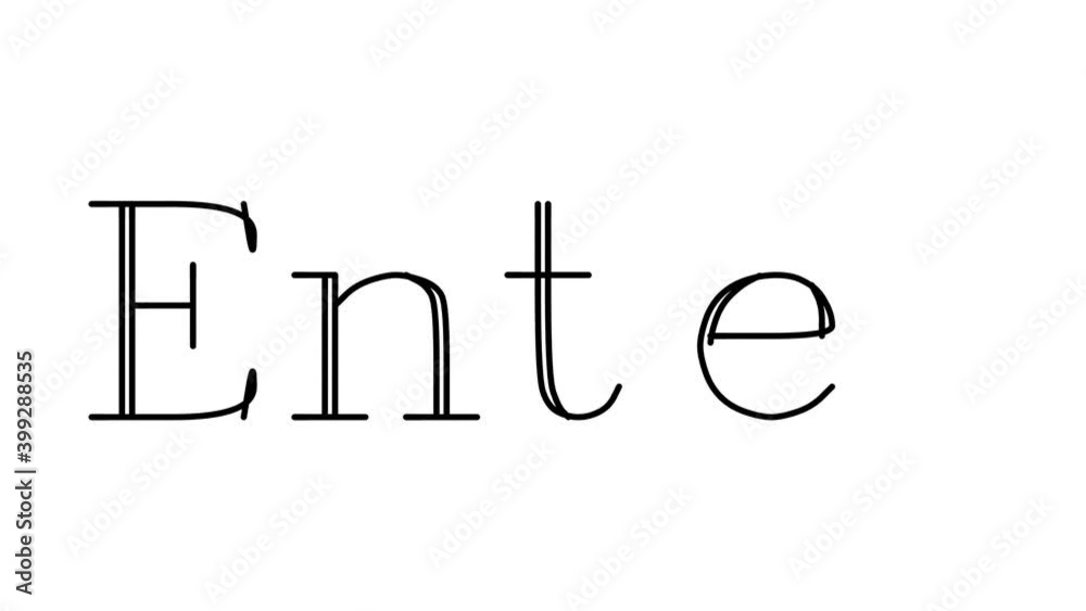 Enter Animated Handwriting Text in Serif Fonts and Weights Enter Animated Handwriting Text in Serif Fonts and Weights