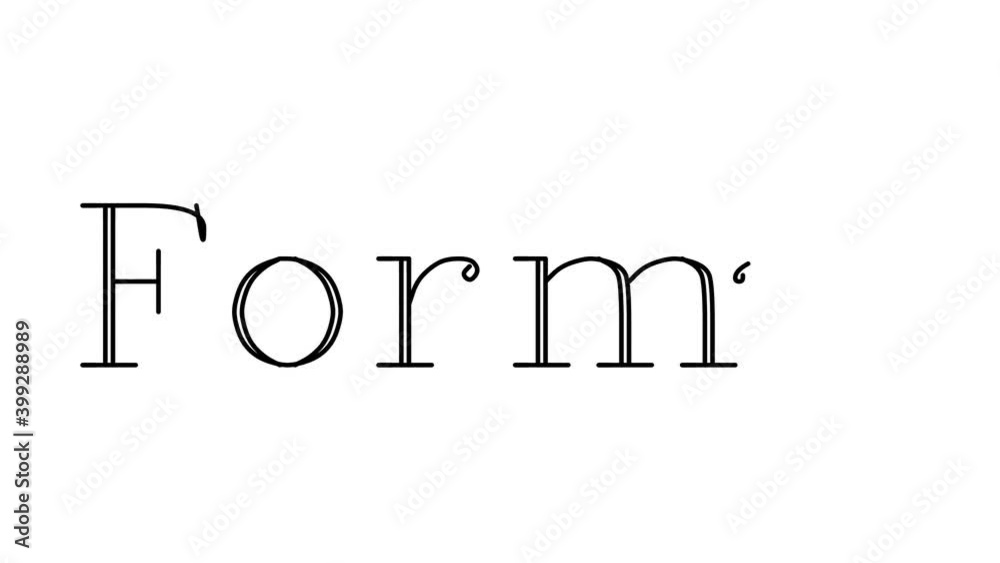 Formal Animated Handwriting Text in Serif Fonts and Weights Formal Animated Handwriting Text in Serif Fonts and Weights