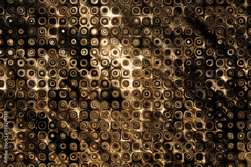 abstraction pattern golden black background