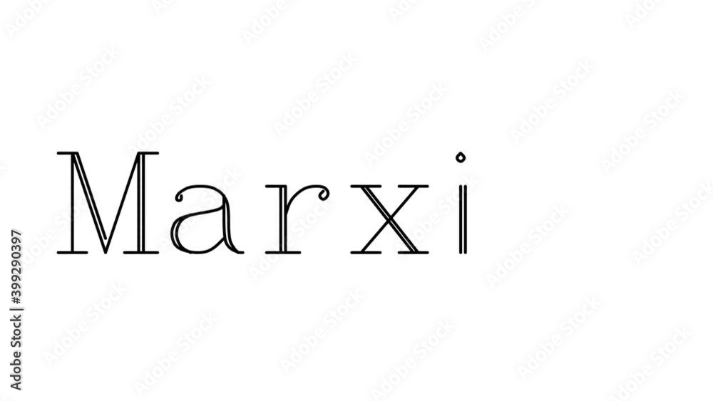 Marxist Animated Handwriting Text in Serif Fonts and Weights Marxist Animated Handwriting Text in Serif Fonts and Weights