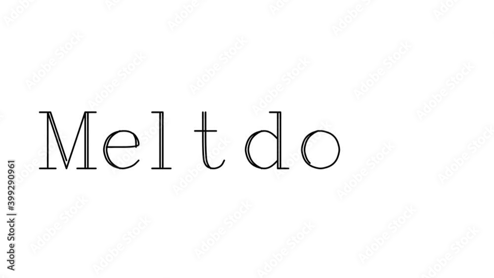 Meltdown Animated Handwriting Text in Serif Fonts and Weights Meltdown Animated Handwriting Text in Serif Fonts and Weights