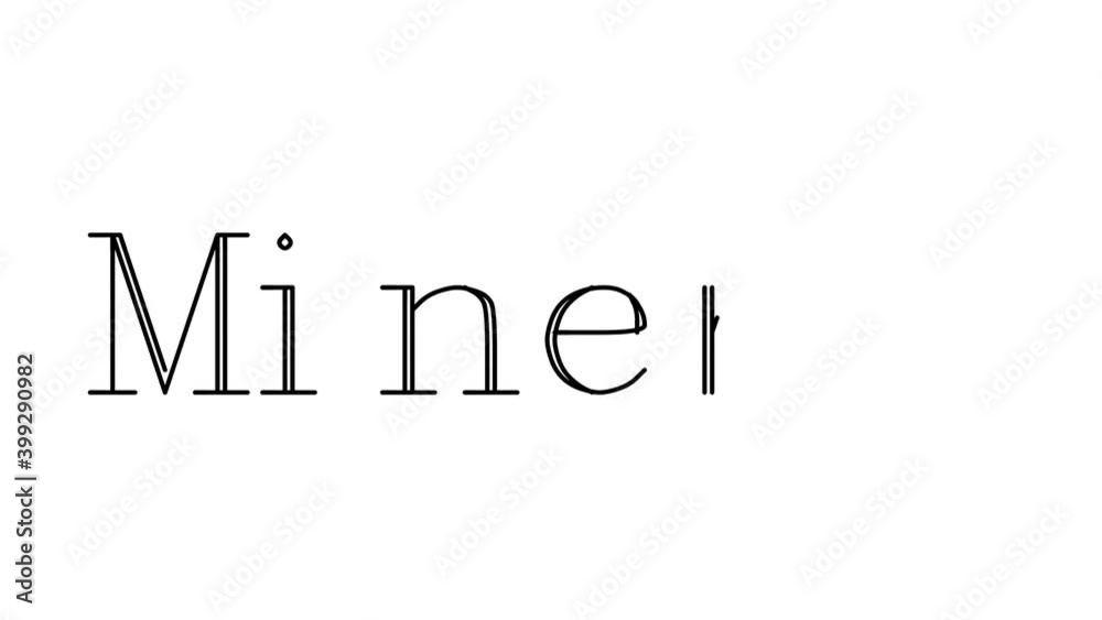 Mineral Animated Handwriting Text in Serif Fonts and Weights Mineral Animated Handwriting Text in Serif Fonts and Weights
