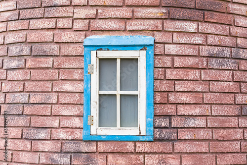 Wooden window village cottage house