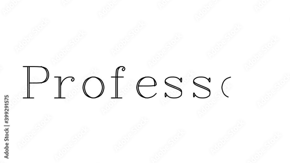 Professor Animated Handwriting Text in Serif Fonts and Weights Professor Animated Handwriting Text in Serif Fonts and Weights
