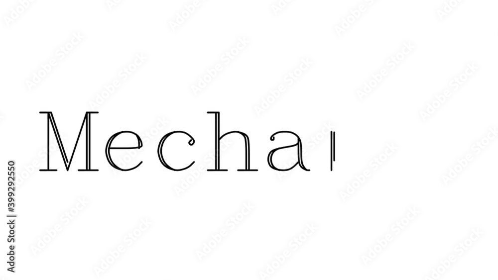 Mechanic Animated Handwriting Text in Serif Fonts and Weights Mechanic Animated Handwriting Text in Serif Fonts and Weights