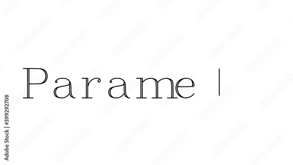 Paramedic Animated Handwriting Text in Serif Fonts and Weights Paramedic Animated Handwriting Text in Serif Fonts and Weights