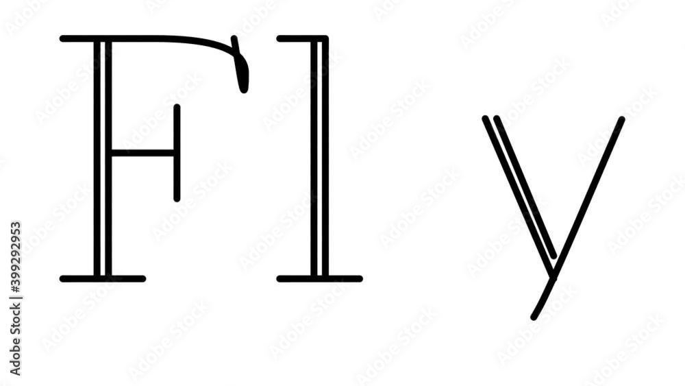 Fly Animated Handwriting Text in Serif Fonts and Weights Fly Animated Handwriting Text in Serif Fonts and Weights
