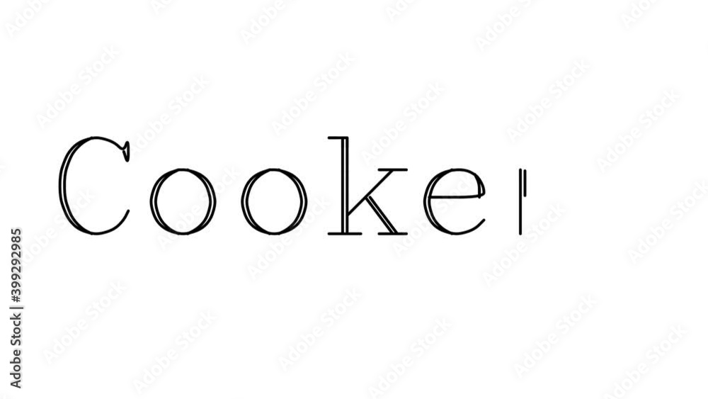 Cookery Animated Handwriting Text in Serif Fonts and Weights Cookery Animated Handwriting Text in Serif Fonts and Weights