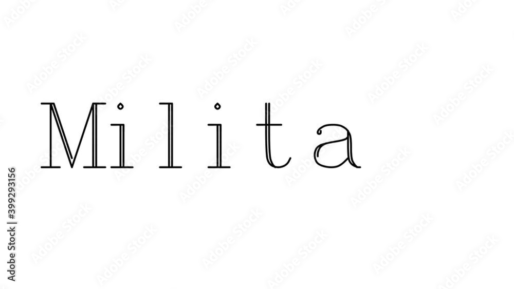 Military Animated Handwriting Text in Serif Fonts and Weights Military Animated Handwriting Text in Serif Fonts and Weights