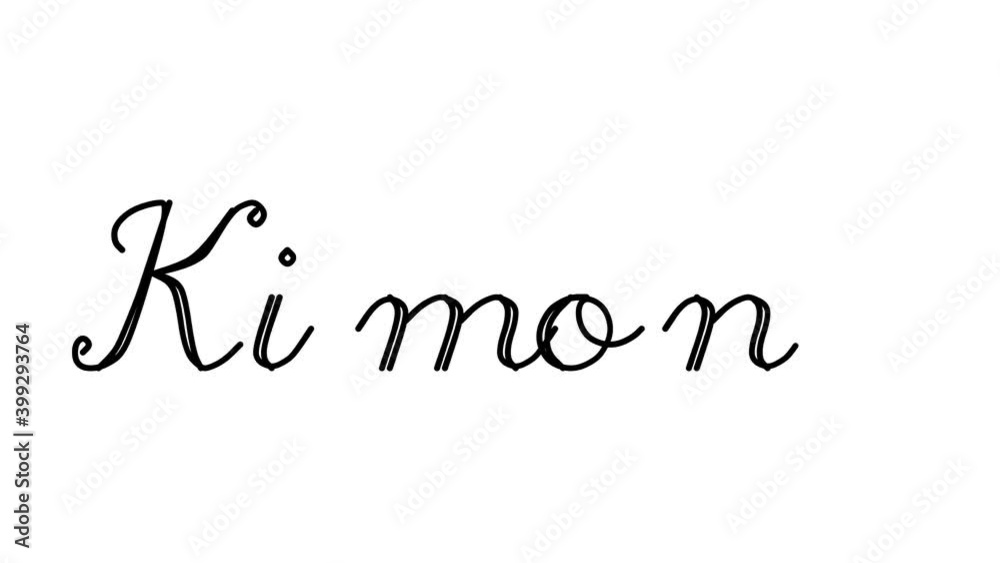 Kimono Decorative Handwriting Animation in Six Cursive and Gothic Fonts Kimono Decorative Handwriting Animation in Six Cursive and Gothic Fonts