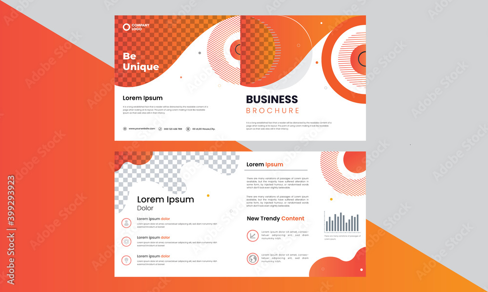 modern orange design template for poster flyer brochure cover. Graphic design layout with rounded graphic elements and space for photo background modern orange design template for poster flyer brochure cover. Graphic design layout with rounded graphic elements and space for photo background