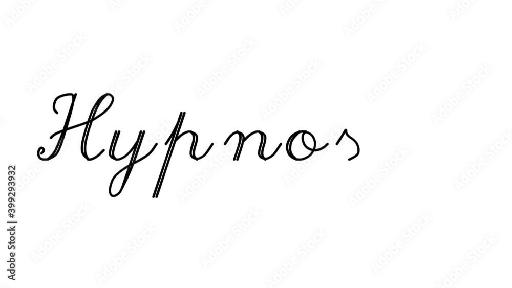 Hypnosis Decorative Handwriting Animation in Six Cursive and Gothic Fonts Hypnosis Decorative Handwriting Animation in Six Cursive and Gothic Fonts