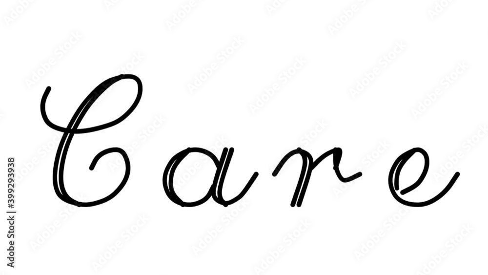 Care Decorative Handwriting Animation in Six Cursive and Gothic Fonts Care Decorative Handwriting Animation in Six Cursive and Gothic Fonts