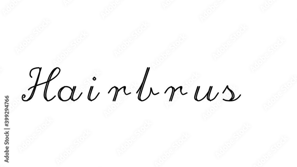 Hairbrush Decorative Handwriting Animation in Six Cursive and Gothic Fonts Hairbrush Decorative Handwriting Animation in Six Cursive and Gothic Fonts