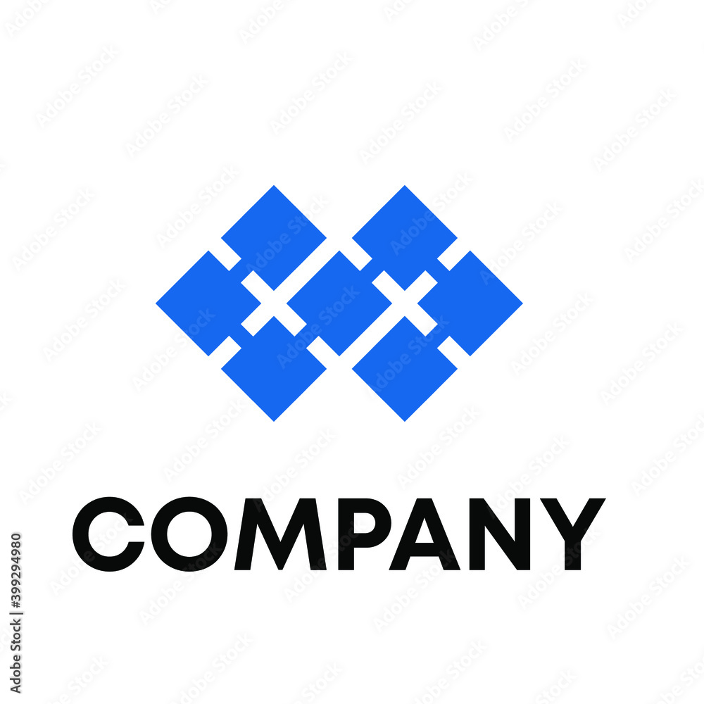 Obraz premium data infinity logo design