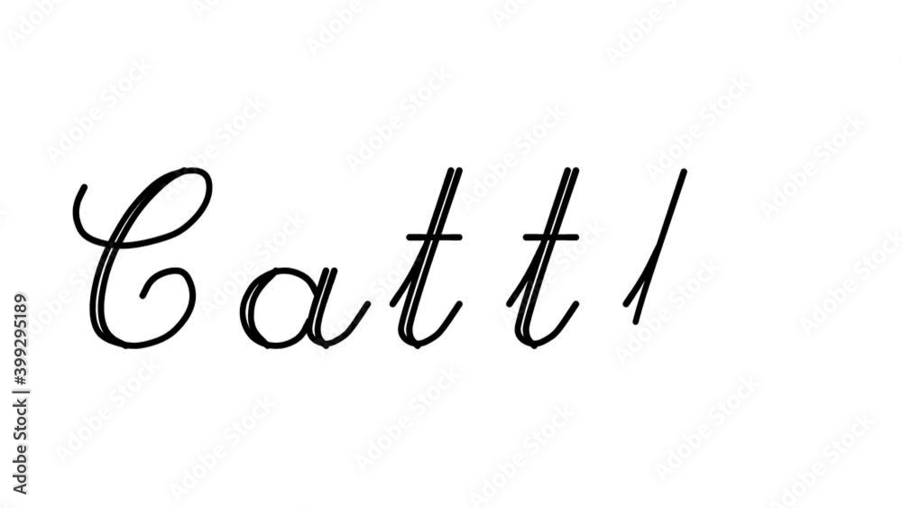 Cattle Decorative Handwriting Animation in Six Cursive and Gothic Fonts Cattle Decorative Handwriting Animation in Six Cursive and Gothic Fonts