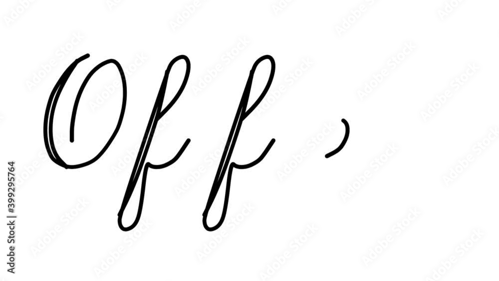 Offer Decorative Handwriting Animation in Six Cursive and Gothic Fonts Offer Decorative Handwriting Animation in Six Cursive and Gothic Fonts