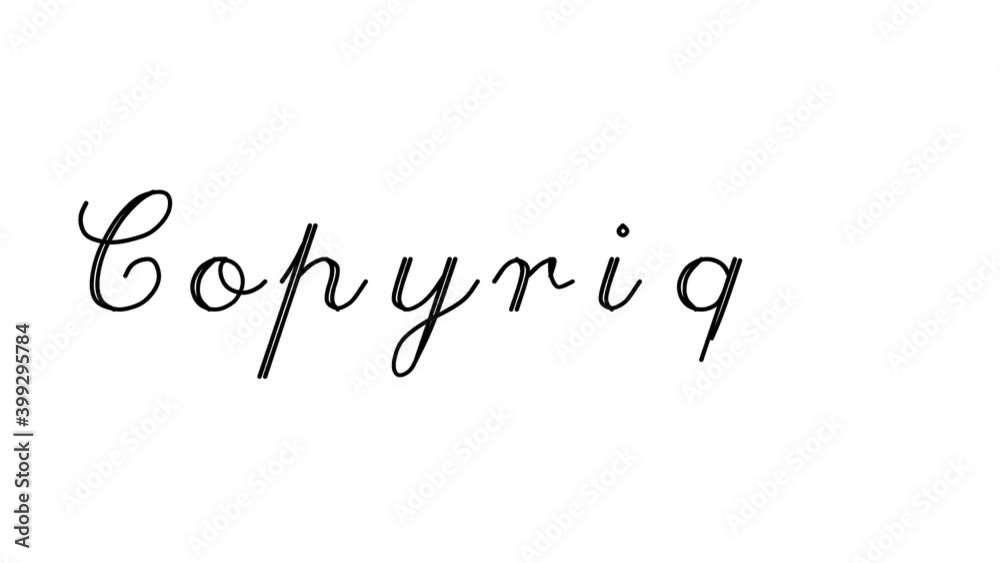 Copyright Decorative Handwriting Animation in Six Cursive and Gothic Fonts Copyright Decorative Handwriting Animation in Six Cursive and Gothic Fonts