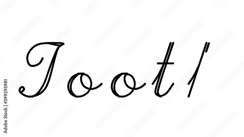 Tooth Decorative Handwriting Animation in Six Cursive and Gothic Fonts Tooth Decorative Handwriting Animation in Six Cursive and Gothic Fonts