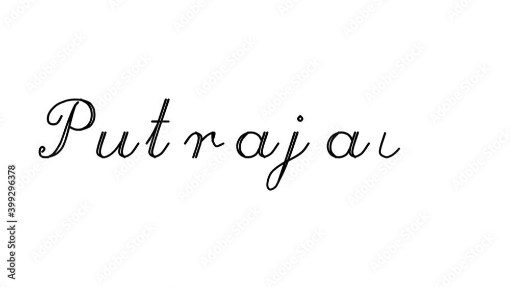 Putrajaya Decorative Handwriting Animation in Six Cursive and Gothic Fonts Putrajaya Decorative Handwriting Animation in Six Cursive and Gothic Fonts