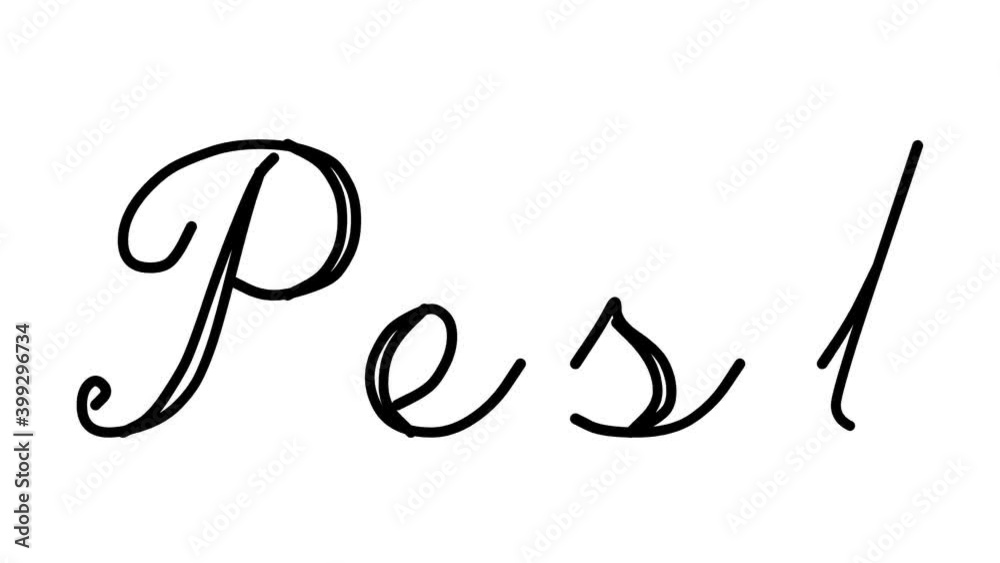 Pest Decorative Handwriting Animation in Six Cursive and Gothic Fonts Pest Decorative Handwriting Animation in Six Cursive and Gothic Fonts