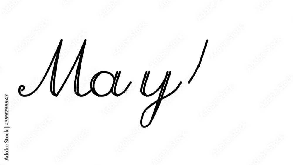Maybe Decorative Handwriting Animation in Six Cursive and Gothic Fonts Maybe Decorative Handwriting Animation in Six Cursive and Gothic Fonts