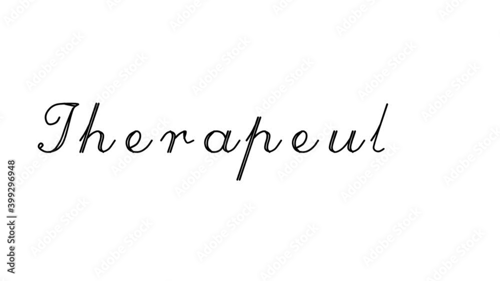 Therapeutic Decorative Handwriting Animation in Six Cursive and Gothic Fonts Therapeutic Decorative Handwriting Animation in Six Cursive and Gothic Fonts