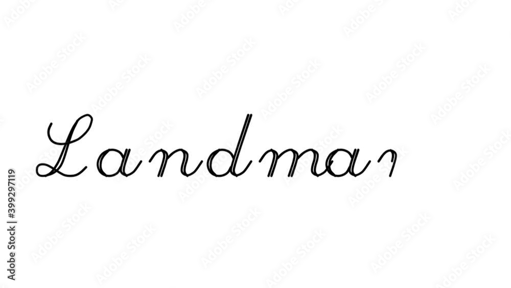 Landmark Decorative Handwriting Animation in Six Cursive and Gothic Fonts Landmark Decorative Handwriting Animation in Six Cursive and Gothic Fonts