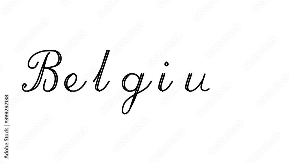 Belgium Decorative Handwriting Animation in Six Cursive and Gothic Fonts Belgium Decorative Handwriting Animation in Six Cursive and Gothic Fonts
