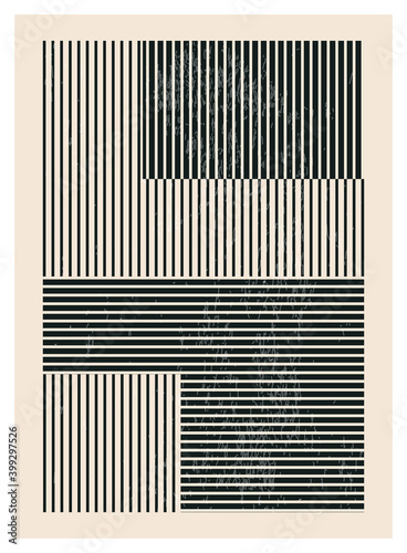 Trendy abstract creative minimalist artistic hand drawn composition