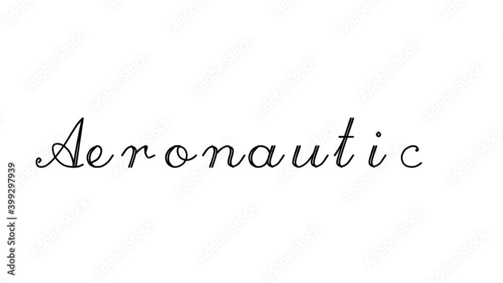 Aeronautics Decorative Handwriting Animation in Six Cursive and Gothic Fonts Aeronautics Decorative Handwriting Animation in Six Cursive and Gothic Fonts