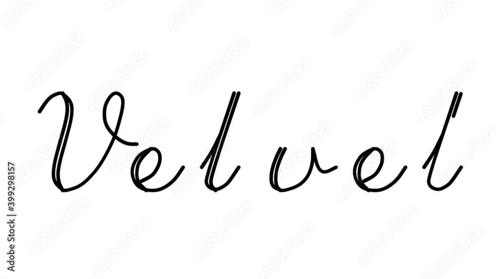 Velvet Decorative Handwriting Animation in Six Cursive and Gothic Fonts Velvet Decorative Handwriting Animation in Six Cursive and Gothic Fonts