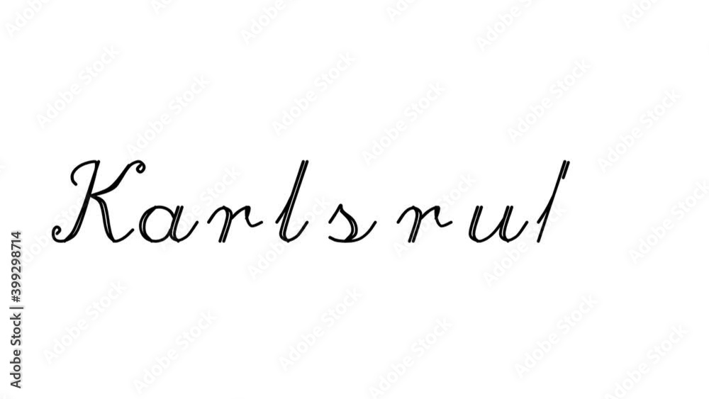 Karlsruhe Decorative Handwriting Animation in Six Cursive and Gothic Fonts Karlsruhe Decorative Handwriting Animation in Six Cursive and Gothic Fonts