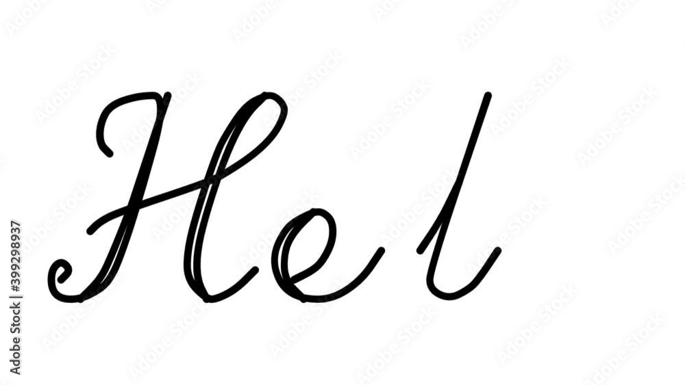 Hell Decorative Handwriting Animation in Six Cursive and Gothic Fonts Hell Decorative Handwriting Animation in Six Cursive and Gothic Fonts