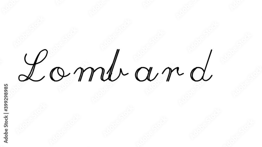 Lombardy Decorative Handwriting Animation in Six Cursive and Gothic Fonts Lombardy Decorative Handwriting Animation in Six Cursive and Gothic Fonts