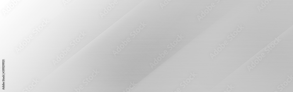 Gray metal texture background - wide banner