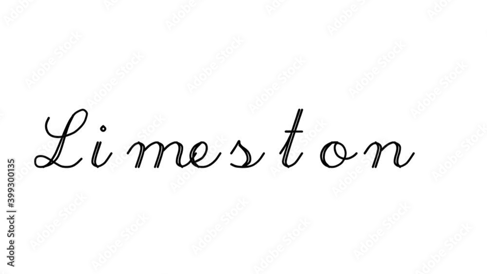 Limestone Decorative Handwriting Animation in Six Cursive and Gothic Fonts Limestone Decorative Handwriting Animation in Six Cursive and Gothic Fonts