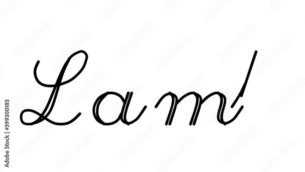 Lamb Decorative Handwriting Animation in Six Cursive and Gothic Fonts Lamb Decorative Handwriting Animation in Six Cursive and Gothic Fonts