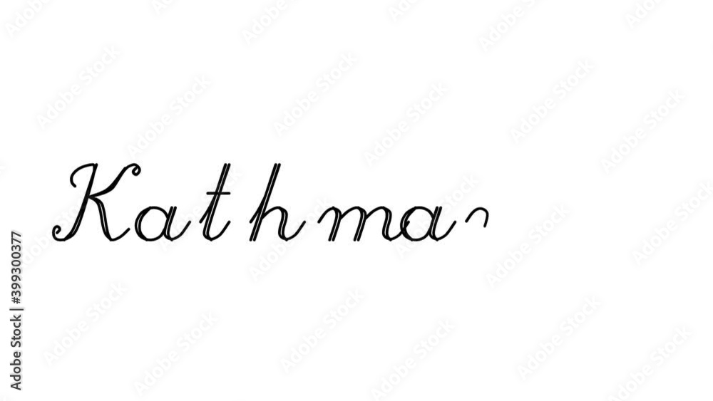 Kathmandu Decorative Handwriting Animation in Six Cursive and Gothic Fonts Kathmandu Decorative Handwriting Animation in Six Cursive and Gothic Fonts